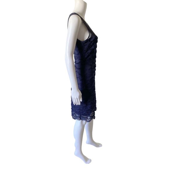 GUESS Los Angeles Womens Size 6 Blue Sleeveless Sheath Bodycon Cocktail Dress - Picture 3 of 10